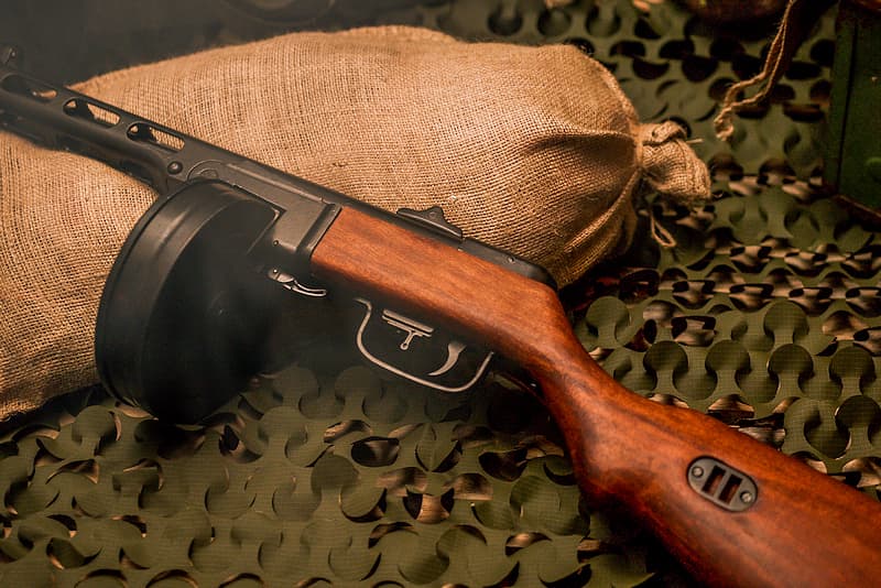 Soviet PPSh-41 machine pistol