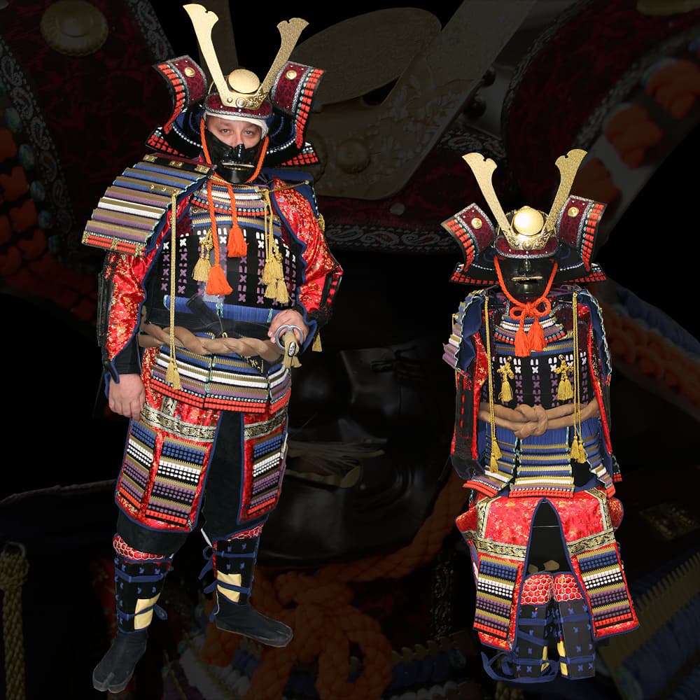 Red samurai armor | 鎧 Yoroi #Terressens