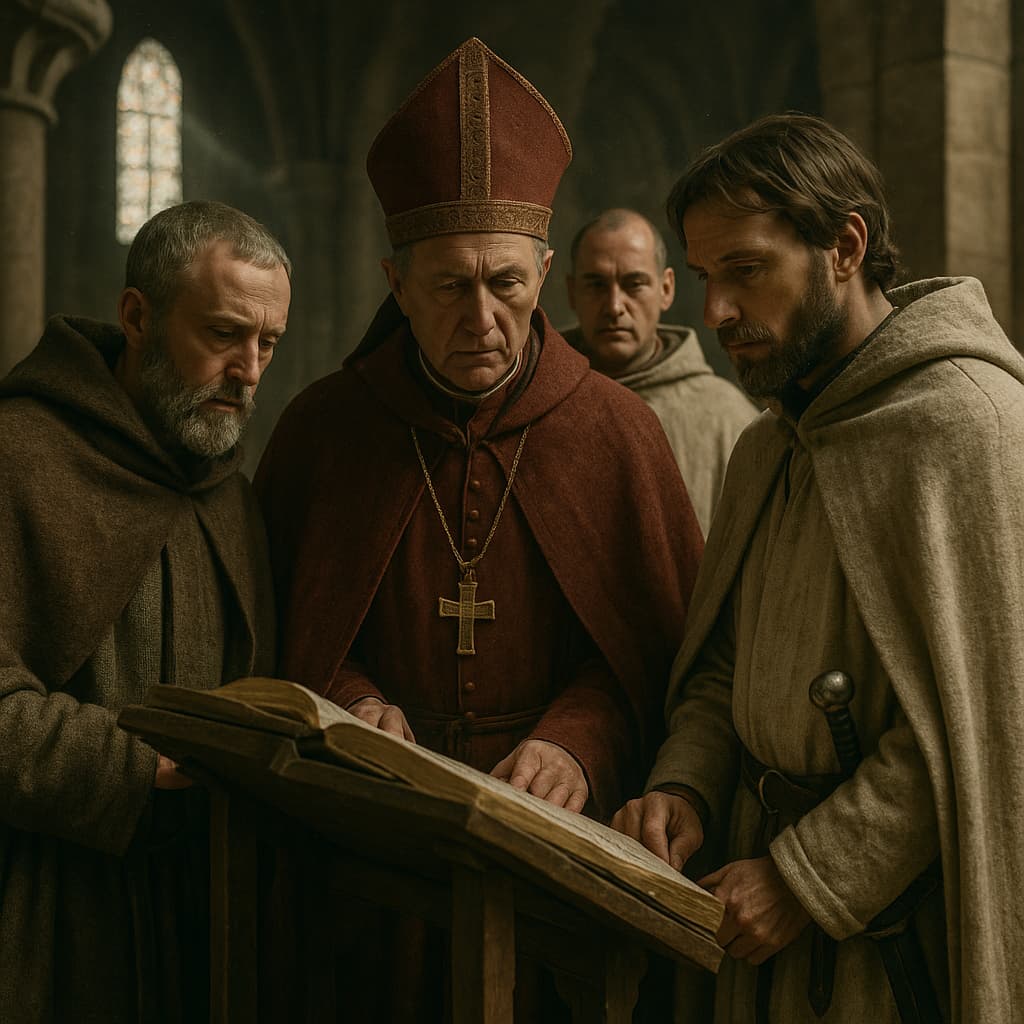1129-1139, how Rome turned the Knights Templar into an autonomous order. The illustrations in this section are created using artificial intelligence, under the direction of our editorial team. This technology enables us to bring historical or legendary scenes to life, while respecting our passion for authenticity and the imaginary. #Terressens, where stories take shape