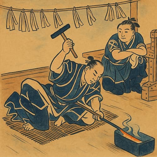 The magic curve of the katana: when forging becomes science #Terressens