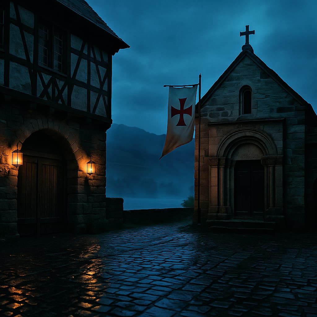 Bad Breisig, the Rhine of the Knights Templar. The illustrations in this section are created using artificial intelligence, under the guidance of our editorial team. This technology enables us to bring historical or legendary scenes to life, while respecting our passion for authenticity and the imaginary. #Terressens, where stories take shape