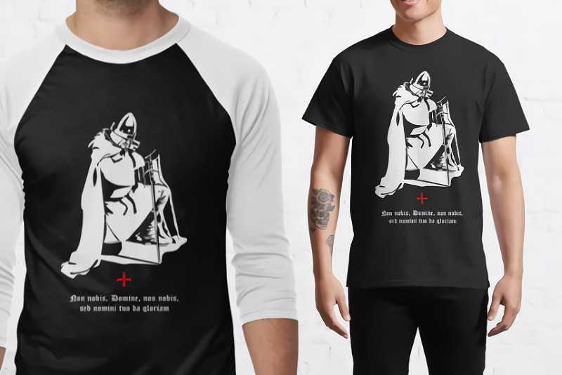 T-shirt, sweatshirt, hoodie... designs inspired by the Knights Templar ☩ Templar Collection ☩ #Terressens on Redbubble