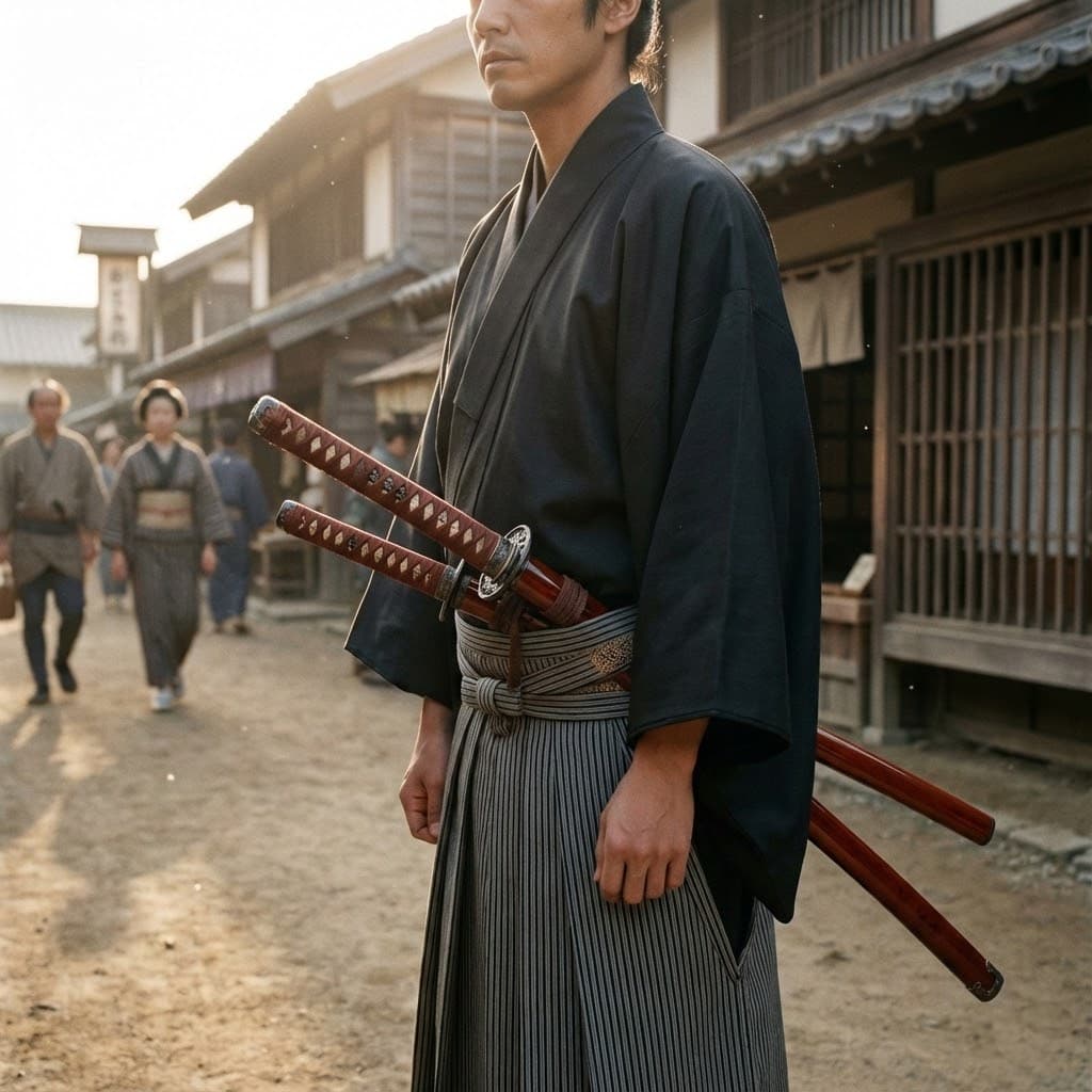 The daishō isn't so old, it's mostly... Tokugawa. The illustrations in this section are created with the help of artificial intelligence, under the direction of our editorial team. This technology enables us to bring historical or legendary scenes to life, while respecting our passion for authenticity and imagination. #Terressens, where stories take shape