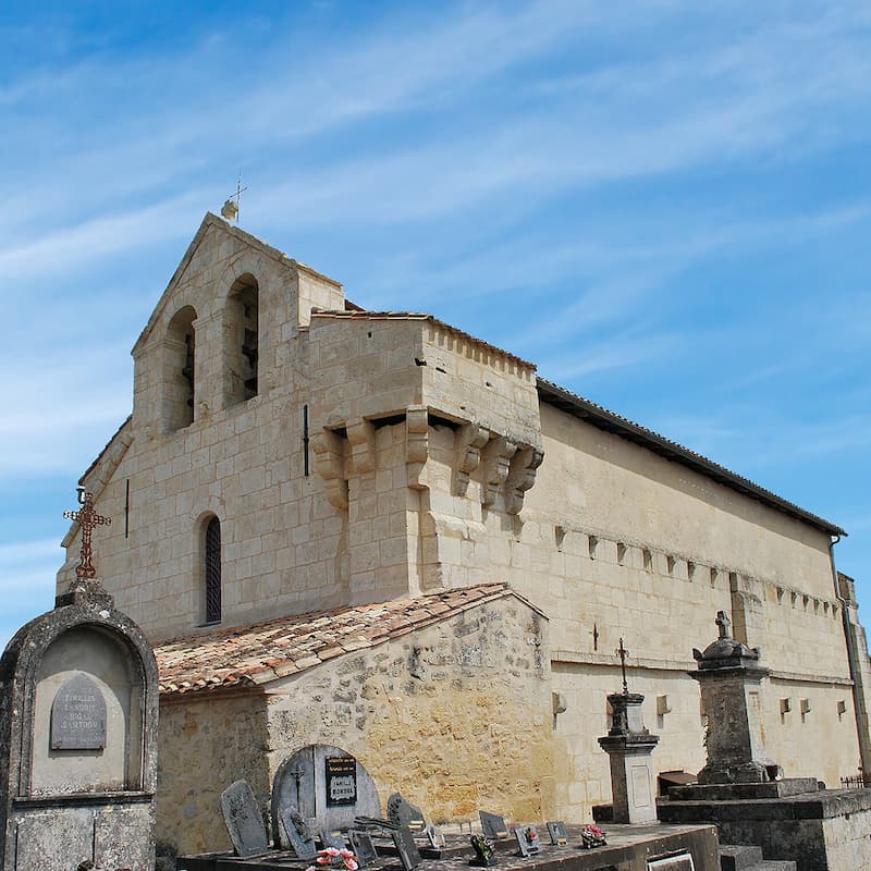 Marcenais Templar chapel, an example of a fortress church Marcenais Templar chapel, an example of a fortress church