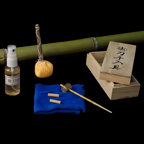 Japanese Samurai Katana Sword Maintenance Cleaning Kit