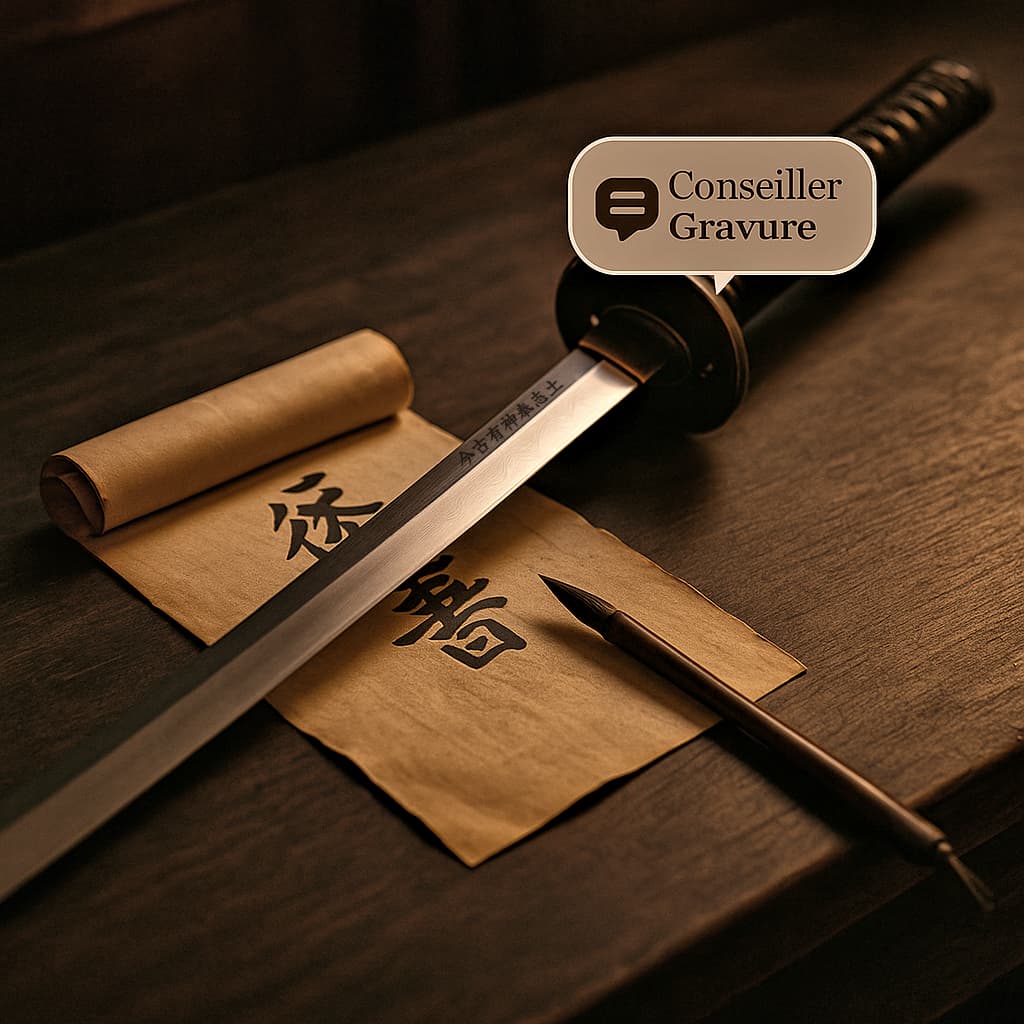 Every katana tells a story... And yours deserves to be engraved #Terressens