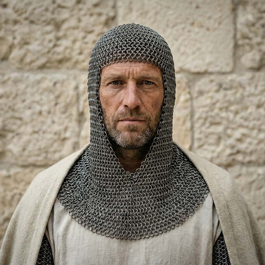 Encounter with Hugues de Payns, founder of the Knights Templar in the 12th century ☩ 1074-1136. The illustrations in this section are created using artificial intelligence, under the direction of our editorial team. This technology allows us to bring historical or legendary scenes to life, in keeping with our passion for authenticity and imagination. #Terressens, where stories take shape Encounter with Hugues de Payns, founder of the Knights Templar in the 12th century ☩ 1074-1136. The illustrations in this section are created using artificial intelligence, under the direction of our editorial team. This technology allows us to bring historical or legendary scenes to life, in keeping with our passion for authenticity and imagination. #Terressens, where stories take shape