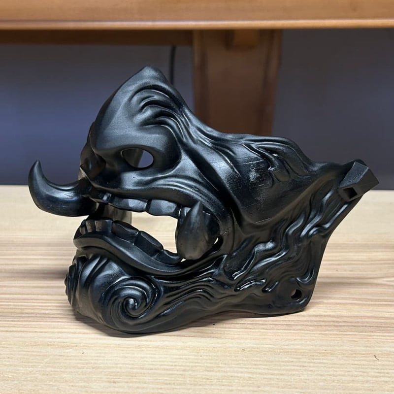 Stereolithography 3D printing #Terressens: making a mempo (samurai mask) Stereolithography 3D printing #Terressens: making a mempo (samurai mask)