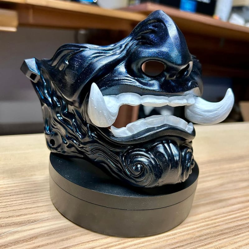 Stereolithography 3D printing #Terressens: making a mempo (samurai mask) Stereolithography 3D printing #Terressens: making a mempo (samurai mask)
