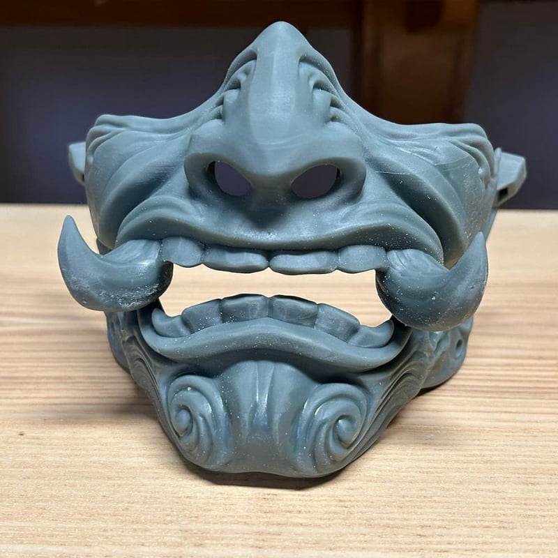 Stereolithography 3D printing #Terressens: making a mempo (samurai mask) Stereolithography 3D printing #Terressens: making a mempo (samurai mask)