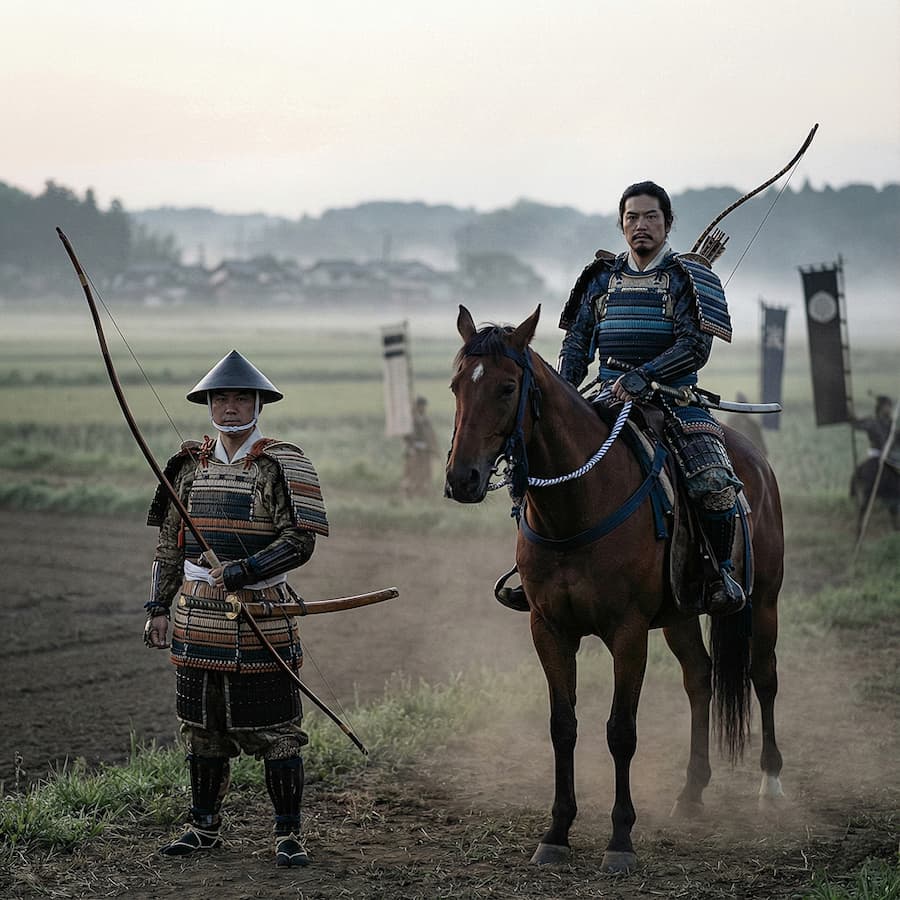 The first samurai... Tamuramaro or Masakado? The illustrations in this section are created using artificial intelligence, under the direction of our editorial team. This technology allows us to bring historical or legendary scenes to life, in keeping with our passion for authenticity and imagination. #Terressens, where stories take shape