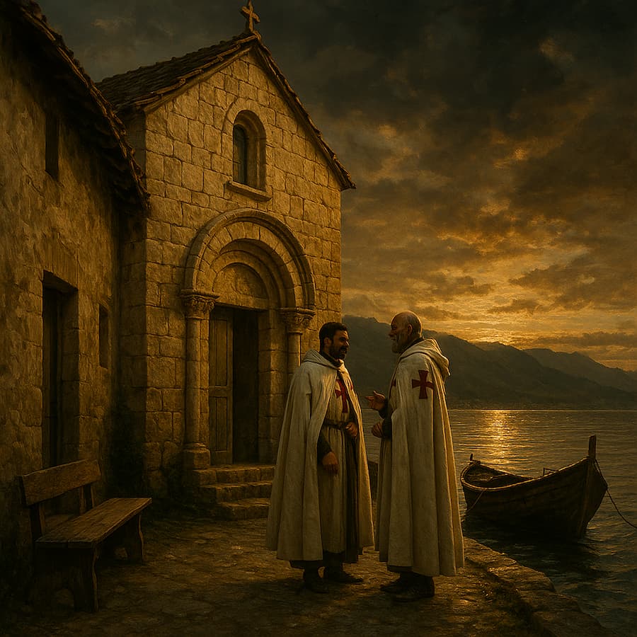 Rive and La Chaux, the little Switzerland of the Temple. The illustrations in this section are created using artificial intelligence, under the guidance of our editorial team. This technology enables us to bring historical or legendary scenes to life, while respecting our passion for authenticity and imagination. #Terressens, where stories take shape