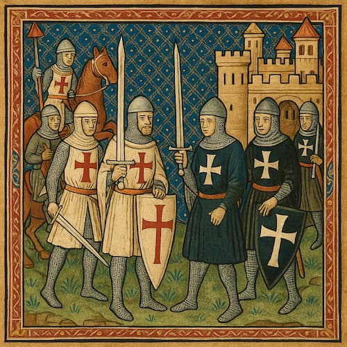 Templars and Hospitallers: brothers in arms... and rivals #Terressens