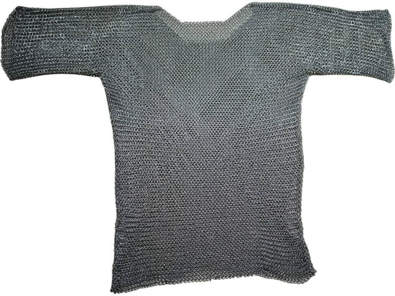 Medieval chain mail (finger-linked)