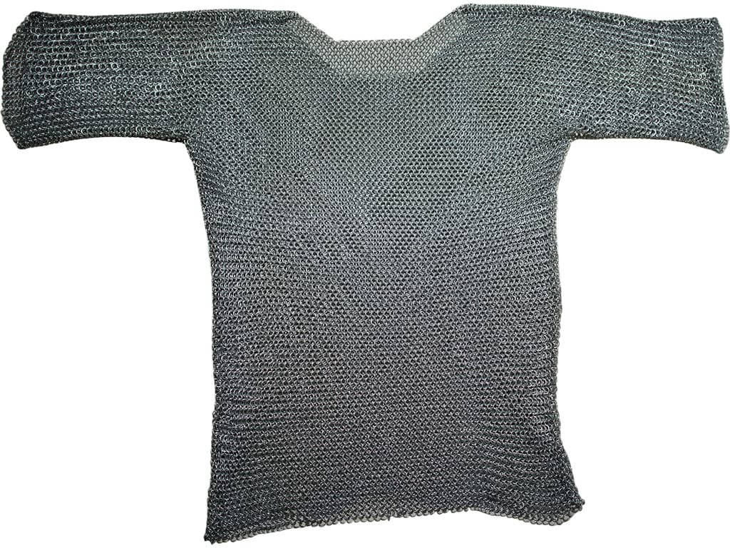 Medieval chain mail (finger-linked)