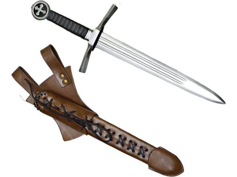 Medieval Crusader knight's dagger