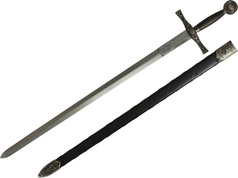 Excalibur, King Arthur's sword, black and silver #Terressens Excalibur, King Arthur's sword, black and silver #Terressens