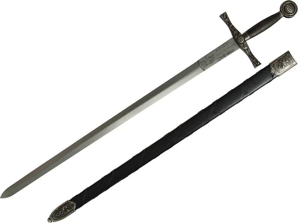 Excalibur, King Arthur's sword, black and silver #Terressens Excalibur, King Arthur's sword, black and silver #Terressens