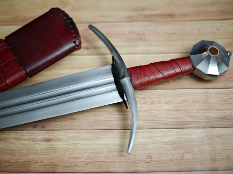Forged medieval sword "Vicit semper" (always victorious) ⚔ #Terressens Forged medieval sword "Vicit semper" (always victorious) ⚔ #Terressens