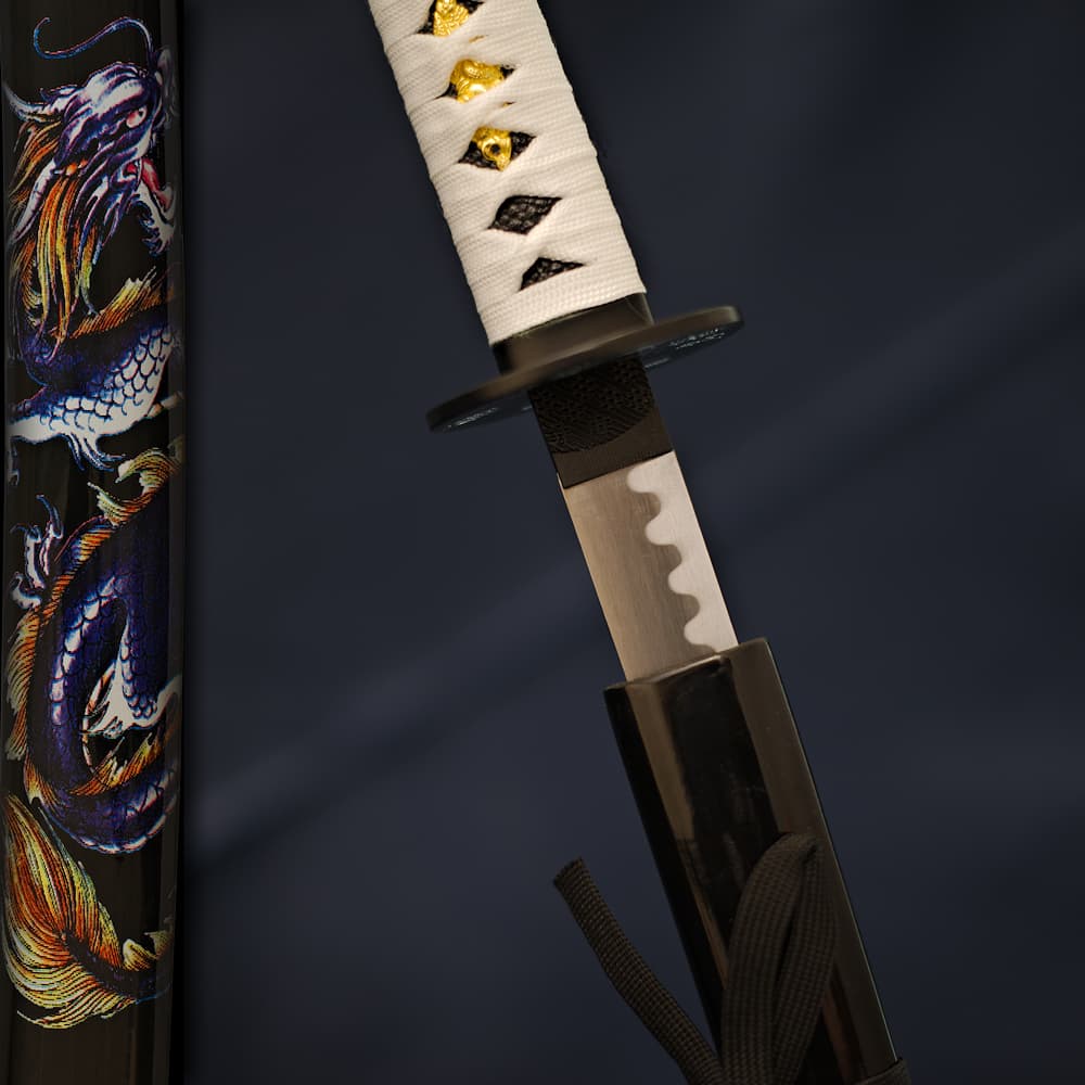 Katana de décoration « Dragon des profondeurs » #Terressens
