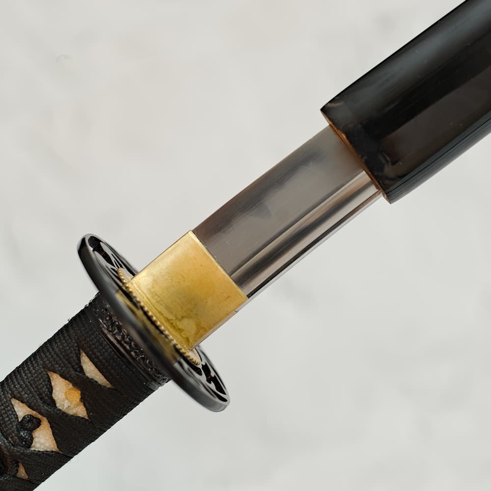 Katana « Tsuru » (鶴 grue du Japon), forge Kobuse, trempe sélective #Terressens