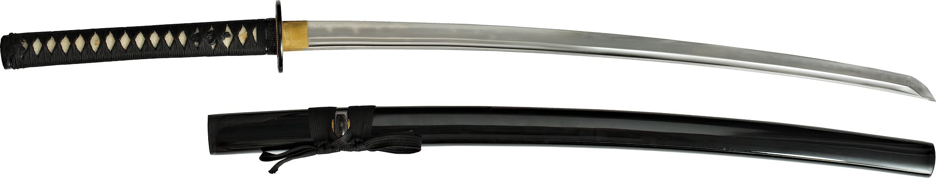Katana « Tsuru » (鶴 grue du Japon), forge Kobuse, trempe sélective #Terressens