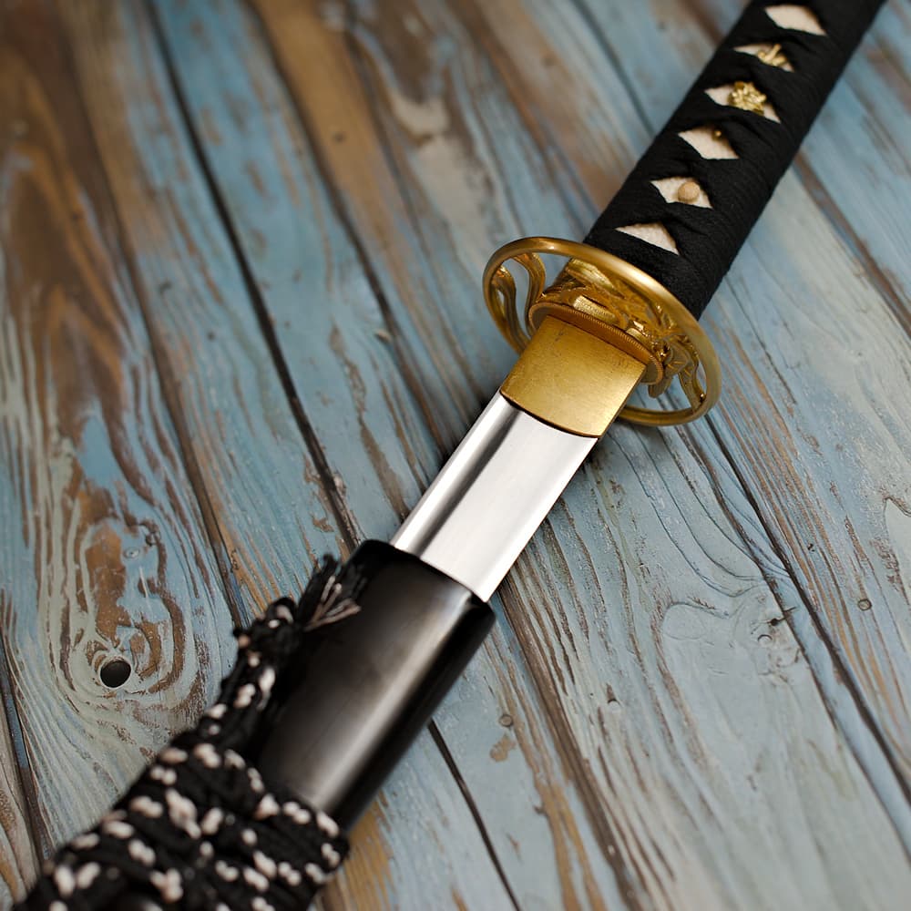 Katana aiguisé « akitsu » (秋津), Maru 1060, trempe sélective #Terressens