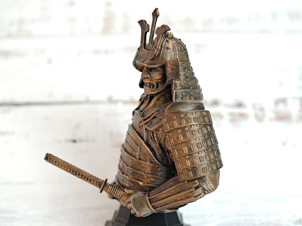 Buste de samouraï avec katana #Terressens Buste de samouraï avec katana #Terressens