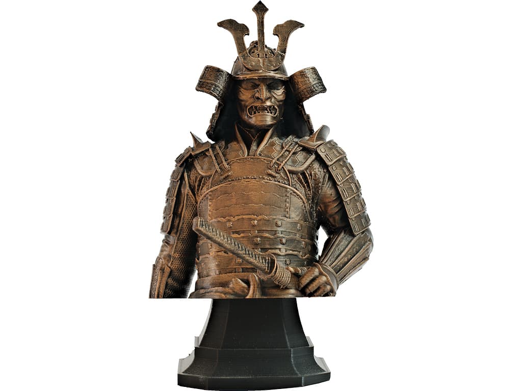 Buste de samouraï avec katana #Terressens Buste de samouraï avec katana #Terressens