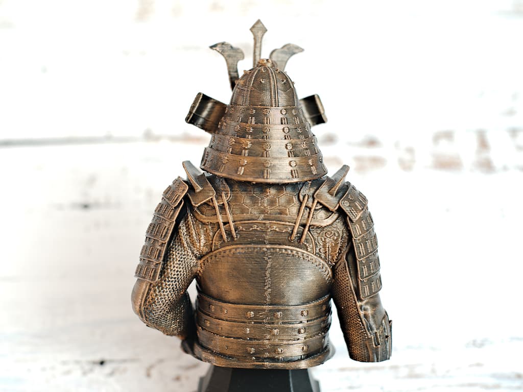 Buste de samouraï avec katana #Terressens Buste de samouraï avec katana #Terressens