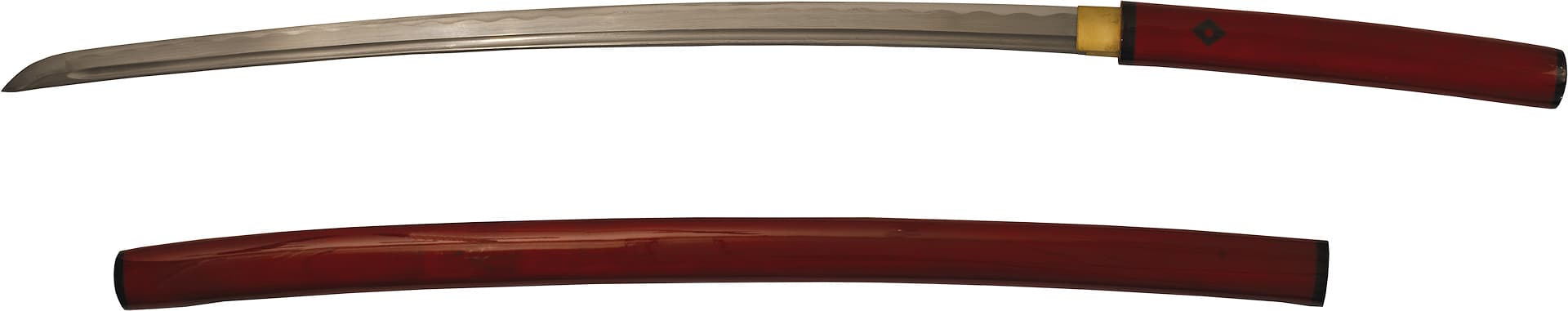 Kaji, shirasaya fire (火事), damascened forge Kaji, shirasaya fire (火事), damascened forge