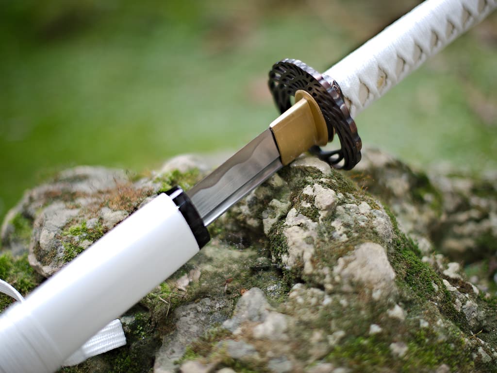 "Eternal Snow" sharpened white katana 復活 #Terressens