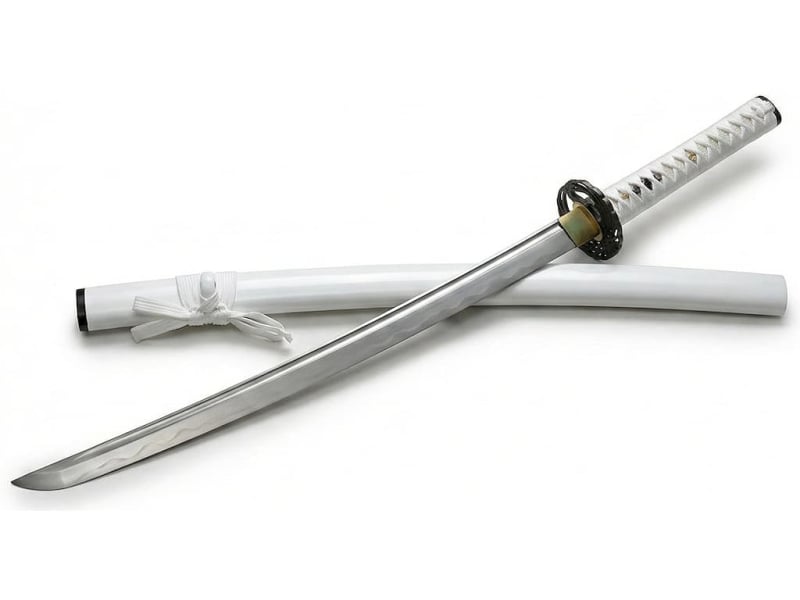 "Eternal Snow" sharpened white katana 復活 #Terressens