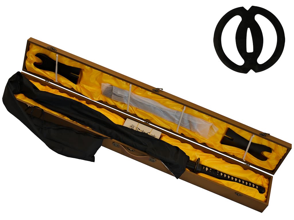 Black sharpened katana Miyamoto Musashi 宮本 武蔵 #Terressens