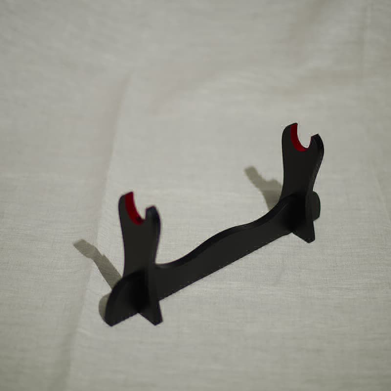 Japanese sword (katana) presentation stand with le saya protection #Terressens