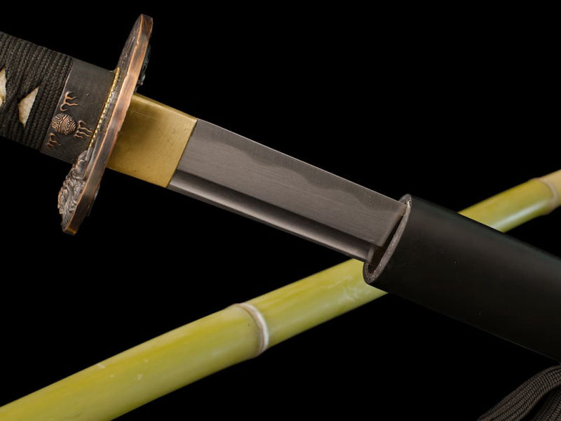 Sharpened Katana Kettō (決闘 duel), saya (鞘) matte black #Terressens Sharpened Katana Kettō (決闘 duel), saya (鞘) matte black #Terressens