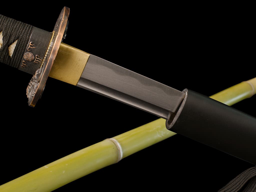 Sharpened Katana Kettō (決闘 duel), saya (鞘) matte black #Terressens Sharpened Katana Kettō (決闘 duel), saya (鞘) matte black #Terressens