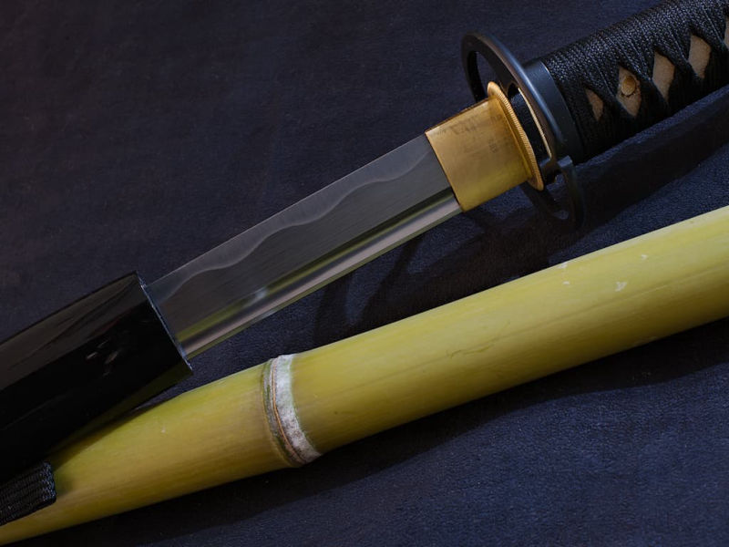 Kuro no tenshi, sharpened katana "Black Angel" (黒の天使) #Terressens
