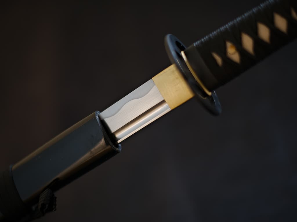 Kuro no tenshi, sharpened katana "Black Angel" (黒の天使) #Terressens