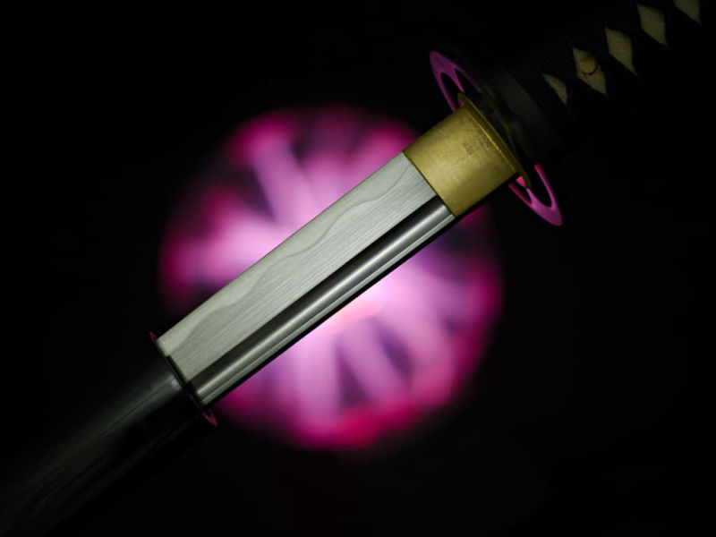 Kuro no tenshi, sharpened katana "Black Angel" (黒の天使) #Terressens
