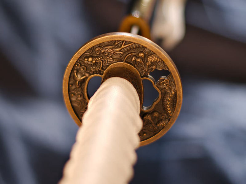 Katana decoration "Celestial Dragon" (Cloud Dragon) #Terressens Katana decoration "Celestial Dragon" (Cloud Dragon) #Terressens