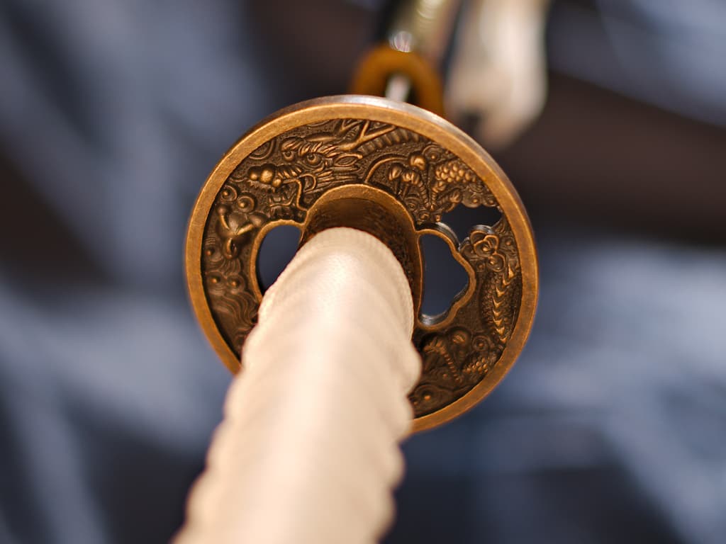 Katana decoration "Celestial Dragon" (Cloud Dragon) #Terressens Katana decoration "Celestial Dragon" (Cloud Dragon) #Terressens