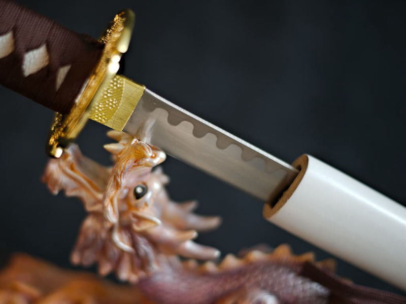 "Earth Dragon" decoration katana #Terressens