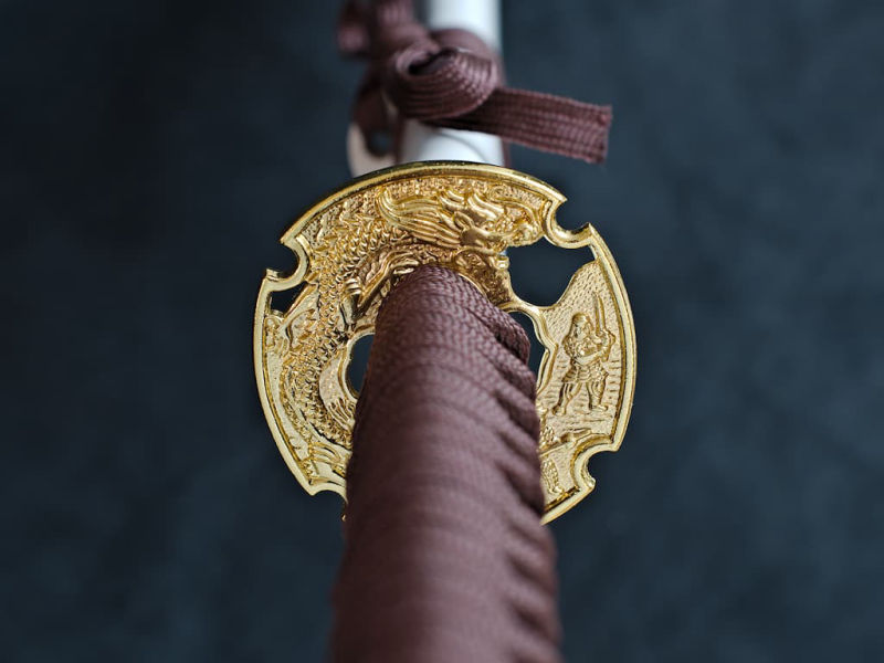 "Earth Dragon" decoration katana #Terressens