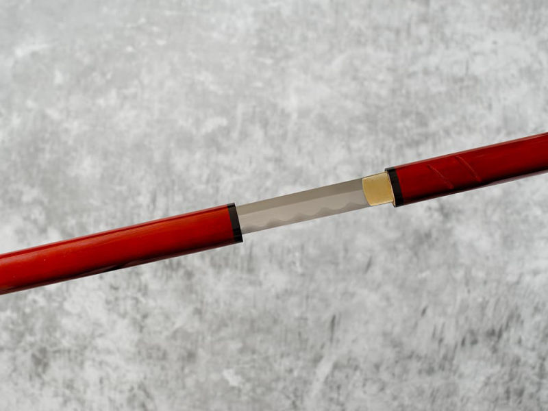 Zatoichi sword (座頭市, Zatōichi), sharpened red model #Terressens Zatoichi sword (座頭市, Zatōichi), sharpened red model #Terressens
