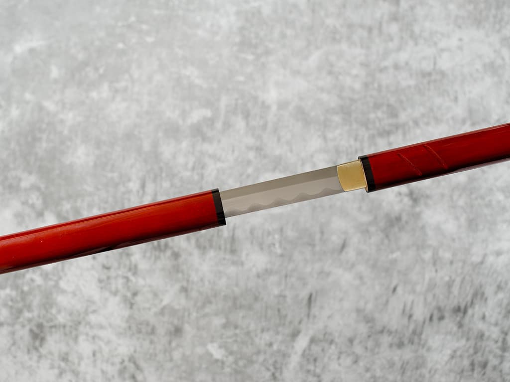 Zatoichi sword (座頭市, Zatōichi), sharpened red model #Terressens Zatoichi sword (座頭市, Zatōichi), sharpened red model #Terressens