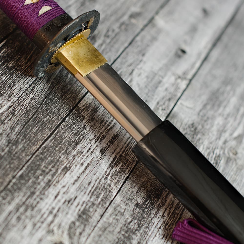 Sharpened Katana "Murasaki" (紫 Japanese plant used to make purple dye), maru 1060 #Terressens Sharpened Katana "Murasaki" (紫 Japanese plant used to make purple dye), maru 1060 #Terressens