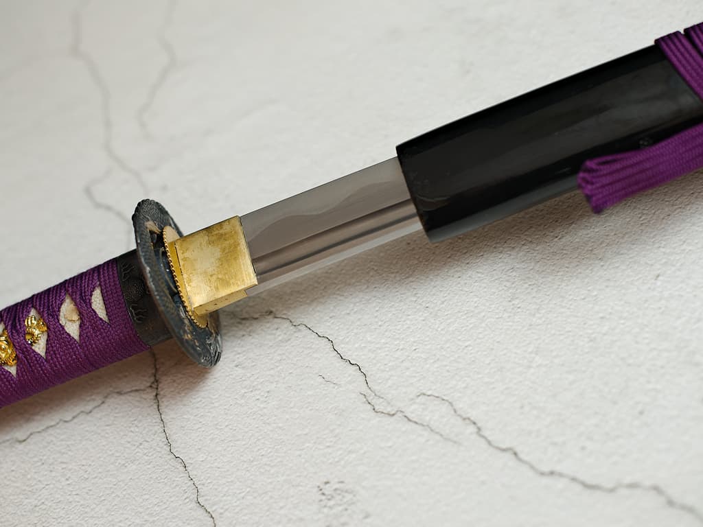 "Murasaki" sharpened katana (紫), maru 1060 #Terressens "Murasaki" sharpened katana (紫), maru 1060 #Terressens