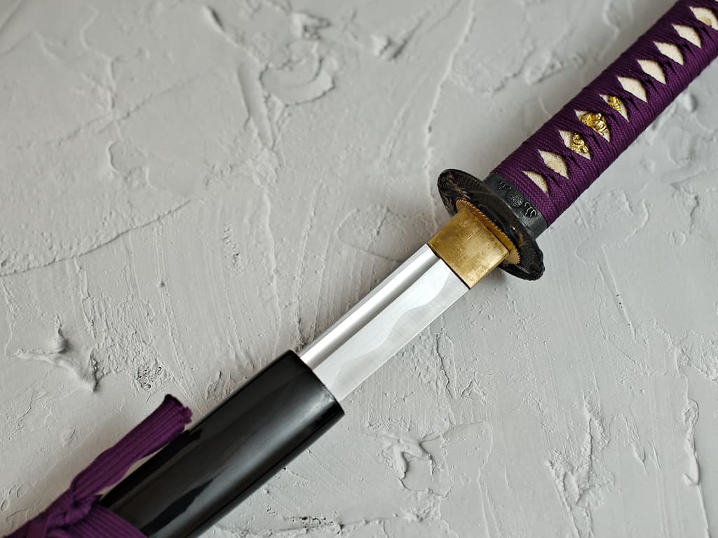 "Murasaki" sharpened katana (紫), maru 1060 #Terressens "Murasaki" sharpened katana (紫), maru 1060 #Terressens
