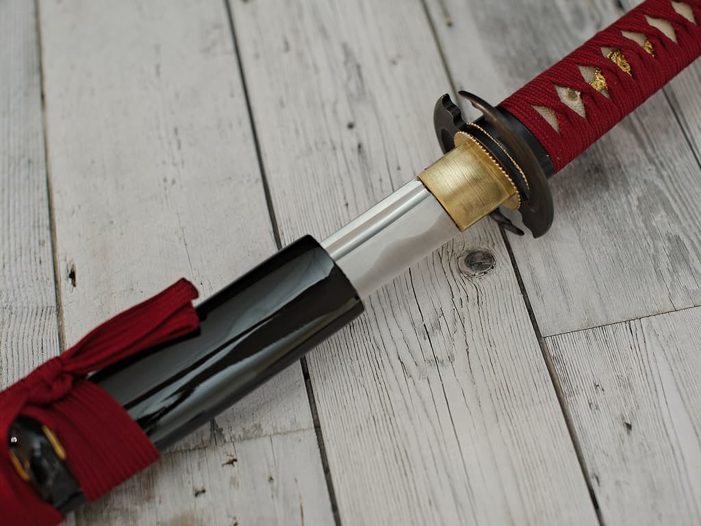Katana "Dragon claws" red, Maru 1060 #Terressens Katana "Dragon claws" red, Maru 1060 #Terressens